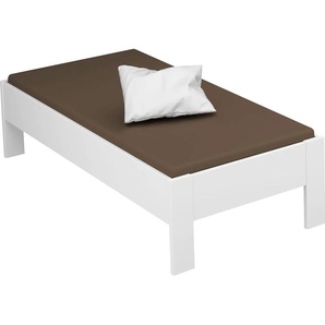 Futonbett RAUCH Aditio Betten Gr. Liegefläche B/L: 90 cm x 200 cm Betthöhe: 50 cm, kein Härtegrad, ohne Matratze, weiß Bett Bettgestell Futonbett Polsterbetten Bettgestelle Betten ohne Kopfteil