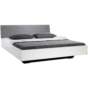 Futonbett RAUCH Halle Betten Gr. Liegefläche B/L: 120 cm x 200 cm Betthöhe: 41 cm, kein Härtegrad, ohne Matratze, weiß (weiß, grau) Bett Futonbett Polsterbetten Einzelbetten Betten