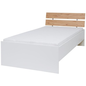 Futonbett - weiß - Materialmix - 96 cm - 85 cm | Möbel Kraft