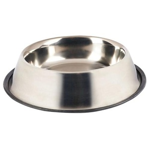 Futternapf Wassernapf Trinknapf Fressnapf für Hunde Edelstahlnapf mit rutschfestem Rand 2500 ml