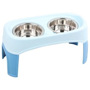 Futterstation Hundebar Fressanpf Futternapf inkl. Ederstahlnäpfen 2 x 750 ml