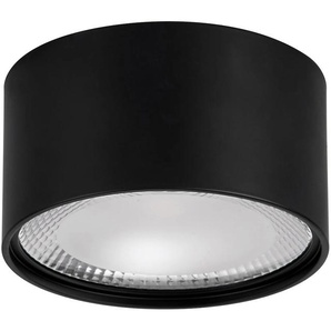 G (A bis G) LED Deckenleuchte HAVIT LIGHTING NELLA Lampen Gr. Ø 15,7 cm Höhe: 8,5 cm, schwarz LED Deckenstrahler