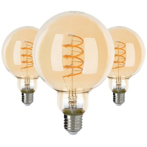 G (A bis G) LED-Filament SPOT LIGHT LED-Leuchtmittel Leuchtmittel braun (bernsteinfarben) Leuchtmittel ausgezeichnete Lichteffizienz, extra-warmweiß, Vintage-Leuchtmittel