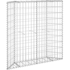 Gabionen-Hochbeet,Gabionenkorb Trapezform Verzinkter Stahl 100x20x100 cm Vidaxl