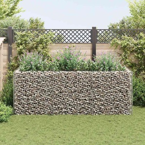 Gabionen-Hochbeet Stahl 270×90×100 cm