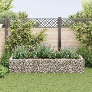 Gabionen-Hochbeet Stahl 270×90×50 cm