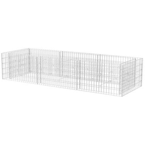 Gabionen-Hochbeet Stahl 270×90×50 cm Vidaxl