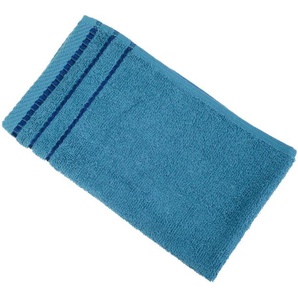 Gästehandtuch GÖZZE Berlin Handtücher (Packung) Gr. B/L: 30 cm x 50 cm (3 St.), blau (petrol) Gästehandtücher