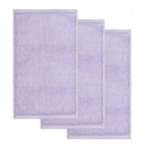 Gästehandtuch MÖVE Superwuschel Handtücher (Packung) Gr. B/L: 30 cm x 50 cm (3 St.), lila (lilac) Gästehandtücher in kräftigen Farben