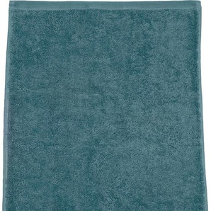 Gästehandtuch ROSS Vita Handtücher (Packung) Gr. B/L: 30 cm x 50 cm (6 St.), blau (pazifik) Gästehandtücher Bestickung ROSS-Emblem