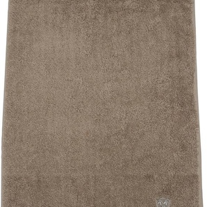 Gästehandtuch ROSS Vita Handtücher (Packung) Gr. B/L: 30 cm x 50 cm (6 St.), braun (cappuccino) Gästehandtücher Bestickung ROSS-Emblem