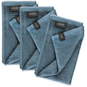 Gästehandtuch SCHÖNER WOHNEN-KOLLEKTION Sense Handtücher (Packung) Gr. B/L: 30 cm x 50 cm (3 St.), blau Gästehandtücher