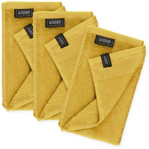 Gästehandtuch SCHÖNER WOHNEN-KOLLEKTION Sense Handtücher (Packung) Gr. B/L: 30 cm x 50 cm (3 St.), gelb Gästehandtücher