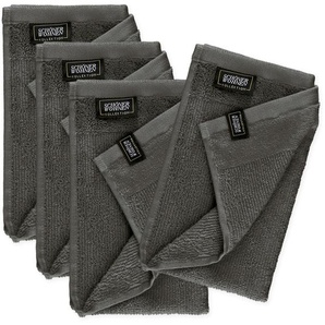 Gästehandtuch SCHÖNER WOHNEN-KOLLEKTION Sense Handtücher (Packung) Gr. B/L: 30 cm x 50 cm (4 St.), grau (anthrazit) Gästehandtücher