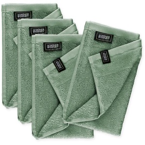 Gästehandtuch SCHÖNER WOHNEN-KOLLEKTION Sense Handtücher (Packung) Gr. B/L: 30 cm x 50 cm (4 St.), grün Gästehandtücher