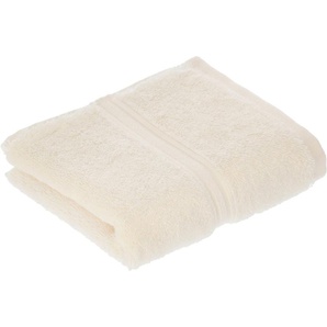 Gästehandtuch VOSSEN Belief Handtücher (Packung) Gr. B/L: 30 cm x 50 cm (3 St.), weiß (ivory) Gästehandtücher Vegan