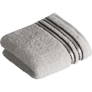 Gästehandtuch VOSSEN Cult de Luxe Handtücher (Packung) Gr. B/L: 30 cm x 50 cm (3 St.), grau (light grey) Gästehandtücher im Set, mit Glanzbordüre