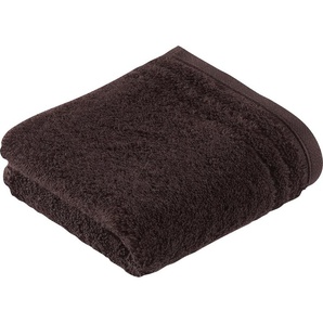 Gästehandtuch VOSSEN Vienna Style Supersoft Handtücher (Packung) Gr. B/L: 30 cm x 50 cm (3 St.), braun (dark brown) Gästehandtücher im Set, supersoft Baumwolle