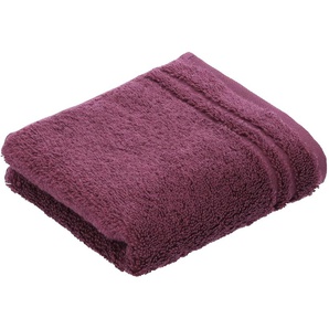Gästehandtuch VOSSEN Vienna Style Supersoft Handtücher (Packung) Gr. B/L: 30 cm x 50 cm (3 St.), lila (hibiscus) Gästehandtücher im Set, supersoft Baumwolle