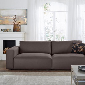 Musterring Big-Sofa LUCIA, in vielen Qualitäten und 4 unterschiedlichen Nähten, 3-Sitzer