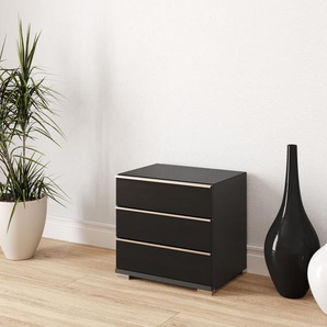 Nachtkonsole GALLERY M BRANDED BY MUSTERRING Imola W Sideboards Gr. B/H/T: 60 cm x 53 cm x 42 cm, Auszüge mit Selbsteinzug und Dämpfung, grau (graphit) Nachtkonsolen und Nachtkommoden mit Selbsteinzug Dämpfung
