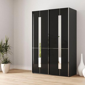 Musterring Schwebetürenschrank Imola W inkl. Einlegeböden und Kleiderstangen, mit Glastüren inkl. Zierspiegel