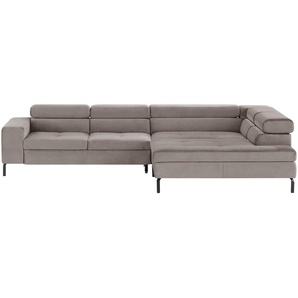 Ecksofa  Felicia Due ¦ grau ¦ Maße (cm): B: 309 H: 72 T: 215.0