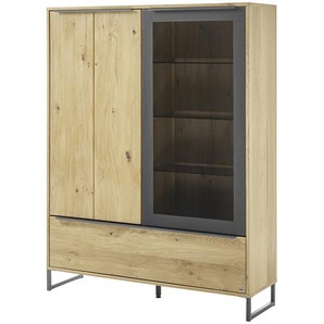 Gallery M Highboard  Alan ¦ holzfarben ¦ Maße (cm): B: 124 H: 160 T: 37