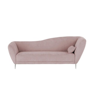 Recamiere  Vittoria ¦ rosa/pink ¦ Maße (cm): B: 222 H: 85 T: 97.0