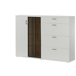 Jette Home Sideboard  Yannik ¦ grau ¦ Maße (cm): B: 180 H: 127 T: 41.0