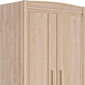 Kleiderschrank GAMI Montana Schränke Gr. B/H/T: 106 cm x 201 cm x 59 cm, 2 St., beige (eiche blond) Baby Drehtürenschrank Kinderschrank Kleiderschrank Kinderschränke Schränke