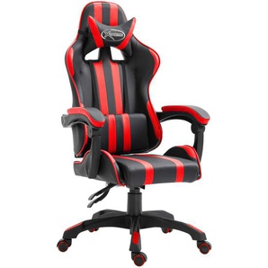 vidaXL Gaming-Stuhl Rot Kunstleder