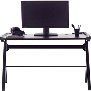 Gaming-Tisch MCA FURNITURE mcRacing Basic 3 Tische Gr. B/H/T: 120 cm x 73 cm x 60 cm, schwarz (schwarz, schwarz, (carbon, optik)) Gamingtische