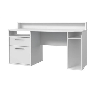Gaming-Tisch - weiß - Materialmix - 160 cm - 91,1 cm - cm 72,0 | Möbel Kraft