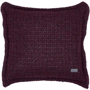 GANT Home MOSS KNIT Kissenhülle - purple fig - 50x50 cm