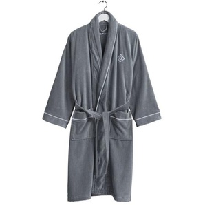 GANT ORGANIC ICON G Robe Bio-Bademantel - elephant grey - M