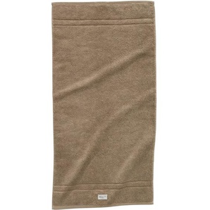 GANT PREMIUM Handtuch aus Bio-Baumwolle - cold beige - 50x100 cm