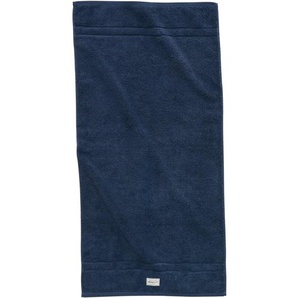 GANT PREMIUM Handtuch aus Bio-Baumwolle - marine - 50x100 cm