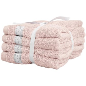 GANT PREMIUM Seiftuch aus Bio-Baumwolle - 4er-Set - pink embrace - 4 Stück à 30x30 cm