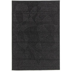 Garden Impressions Outdoor- Teppich in versch. Größen wählbar, Des. Castle Holo schwarz 100% Polypropylen