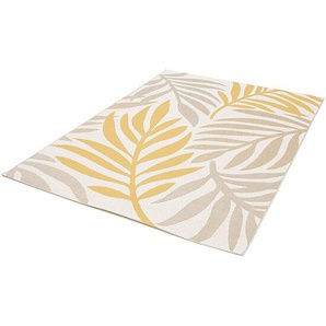 Garden Impressions Outdoor- Teppich in versch. Größen wählbar, Des.feather yellow 100% Polypropylen