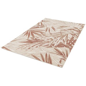 Garden Impressions Outdoor- Teppich in versch. Größen wählbar, Des. palm leaf copper 100% Polypropylen