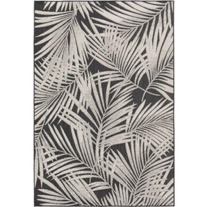 Garden Impressions Outdoor- Teppich in versch. Größen wählbar, Des. Palmen Blatt taupe 100% Polypropylen