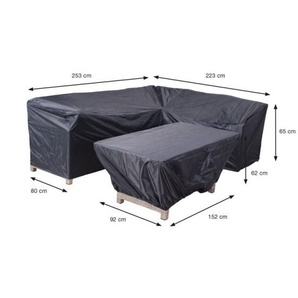 Garden Impressions Schutzhülle 2er Pack für Loungemöbel, zwei verschiedene Planen 253x223x80x65 + 152x92x62 cm 100% Polyester