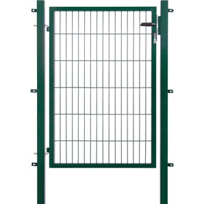 GARDEN N MORE Zauneinzeltür Einzeltor Excellent Tore 123 cm hoch, grün Gr. B/H: 100 cm x 120 cm, grün Zauntore