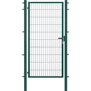 GARDEN N MORE Zauneinzeltür Einzeltor Excellent Tore 203 cm hoch, grün Gr. B/H: 100 cm x 200 cm, grün Zauntore