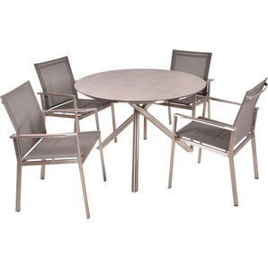 Garden Pleasure Garten-Essgruppe SIENNA, (5-tlg)