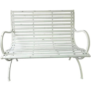 Gartenbank GARDEN PLEASURE Tambora Sitzbänke Gr. B/H/T: 104 cm x 92 cm x 67 cm, weiß (altweiß) Gartenbänke Sitzbänke