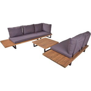 Garden Pleasure Gartenlounge-Set ACAPULCO, (4-tlg)