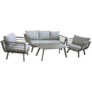 Garden Pleasure Lounge-Gruppe »Elia« 4-teilig, in moderner Optik, grau